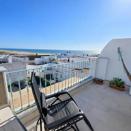 Patio De La Luna Conil Con Vistas Al Mar Коніль-де-ла-Фронтера